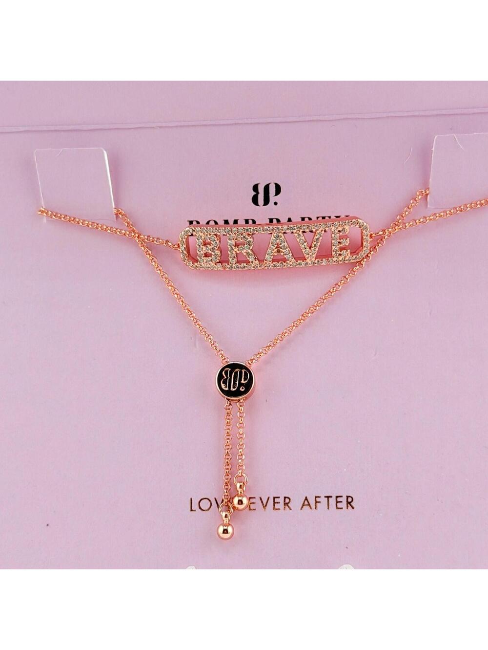 Bomb Party Love Ever After "The Brave Sparkle Bar Bracelet" RBP3805 RETRO